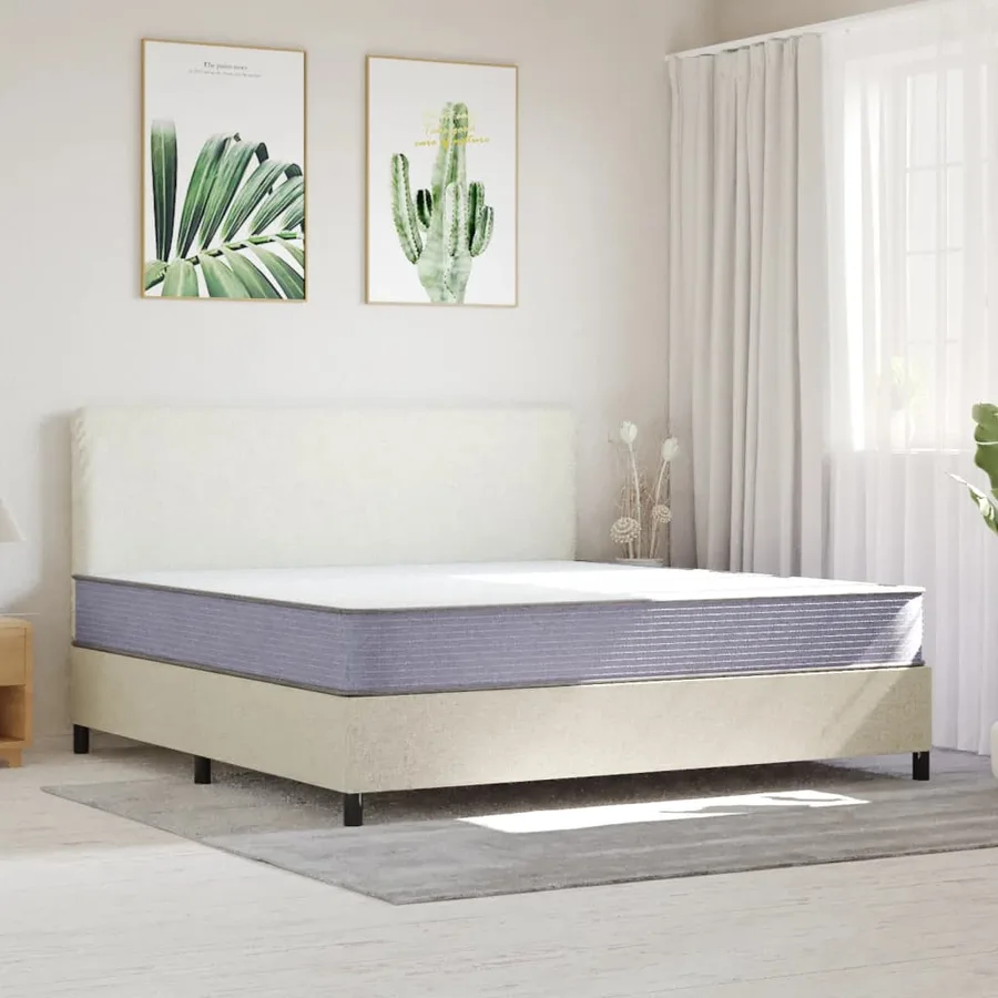 Matelas en mousse moyennement doux 200x200 cm - 2