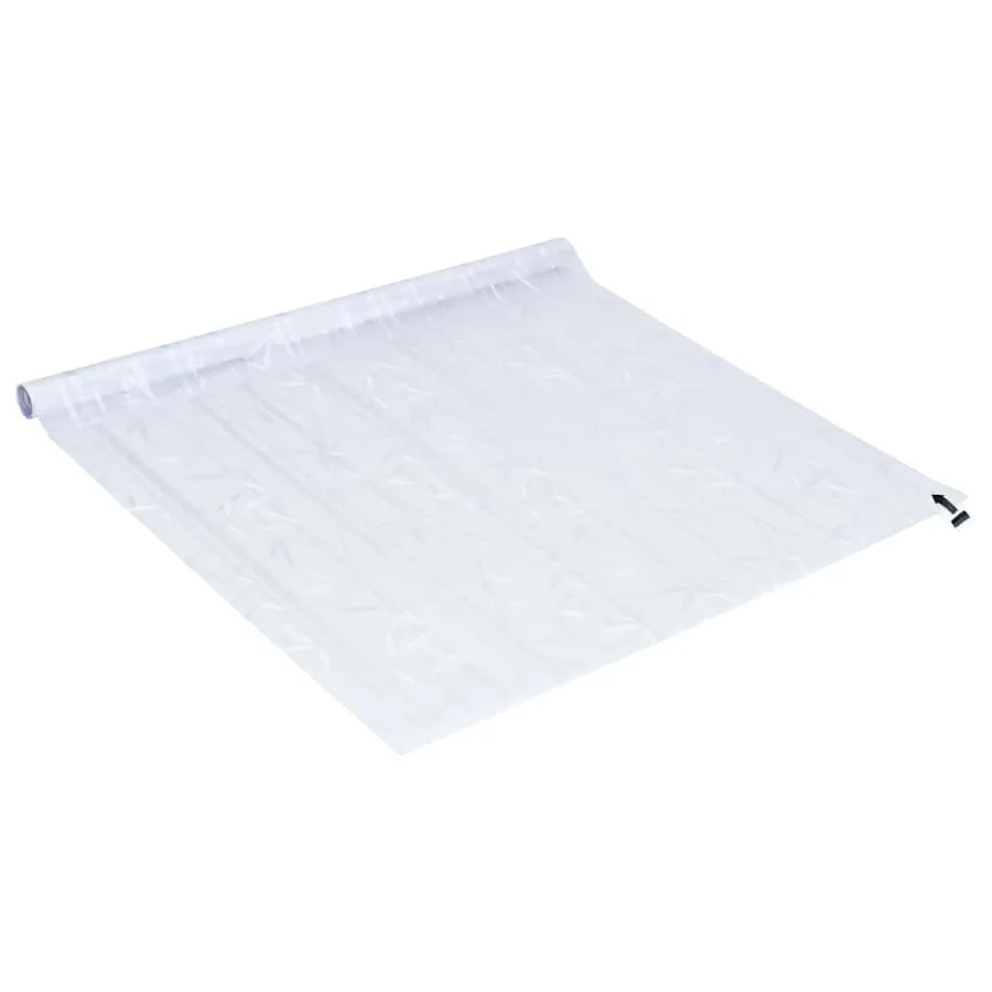 Films pour fenêtre 2 pcs dépoli motif de bambou PVC - 5