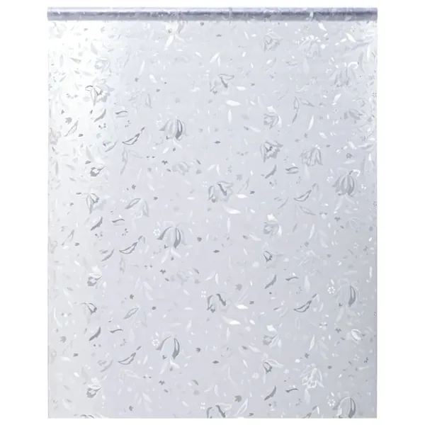 Film pour fenêtre dépoli motif de fleur 45x500 cm PVC