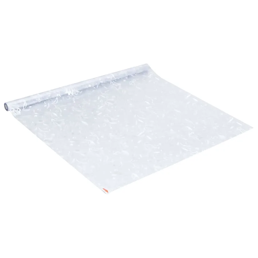 Film pour fenêtre dépoli motif de fleur 45x500 cm PVC - 5