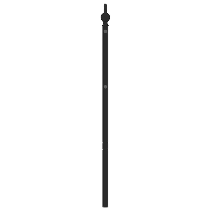 Tête de lit de remplacement métal noir 193 cm - 5