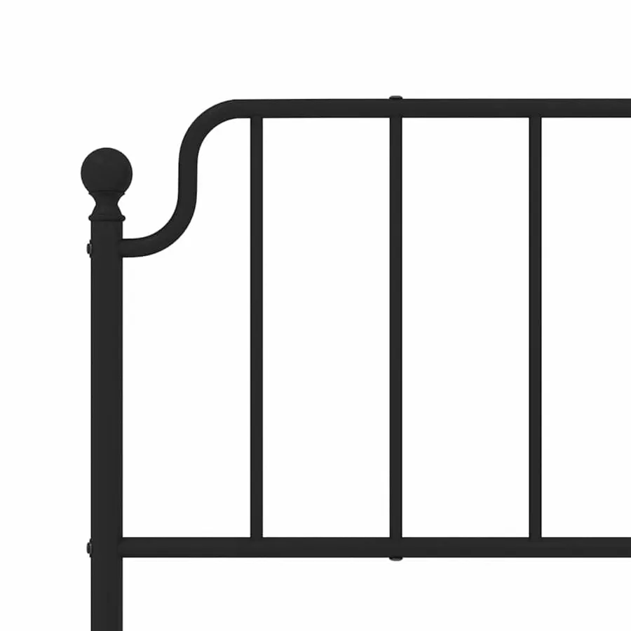 Tête de lit de remplacement métal noir 193 cm - 6