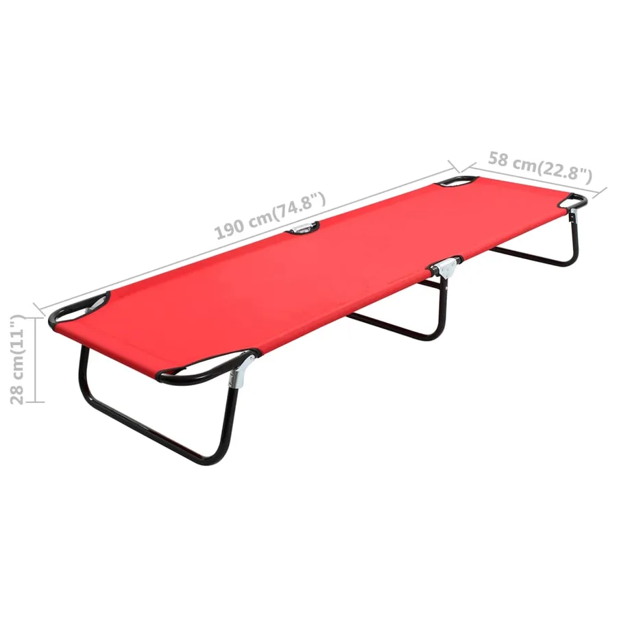 Chaise longue pliable Bleu Acier - 27