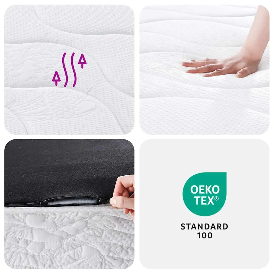 Matelas à ressorts bonnell moyen 140x200 cm - 9