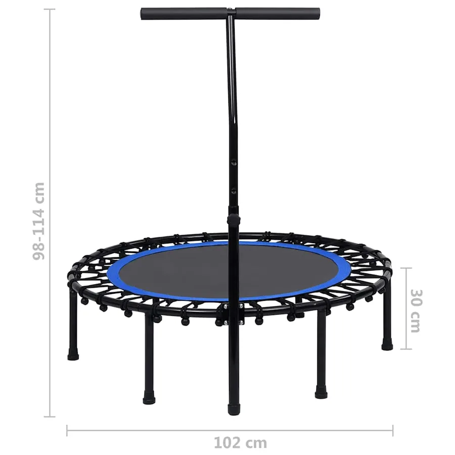 Trampoline de fitness avec poignée 102 cm - 7