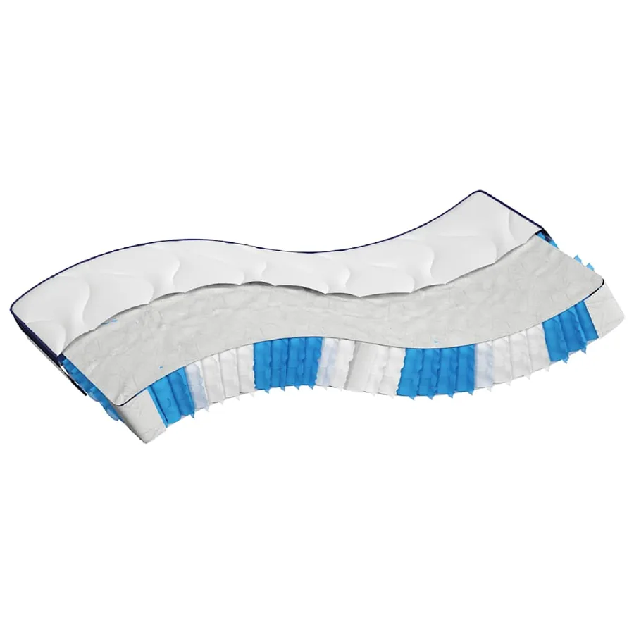 Matelas à ressorts ensachés dureté moyenne 140x190 cm