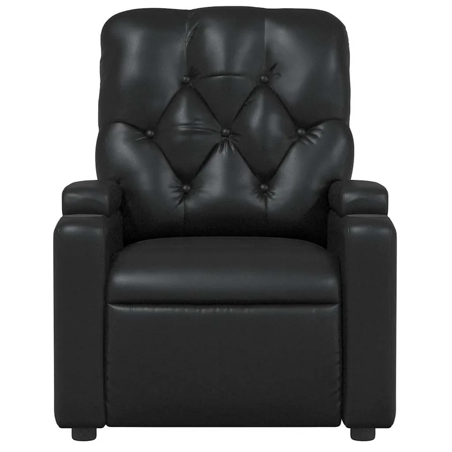 Fauteuil inclinable Noir Similicuir - 6