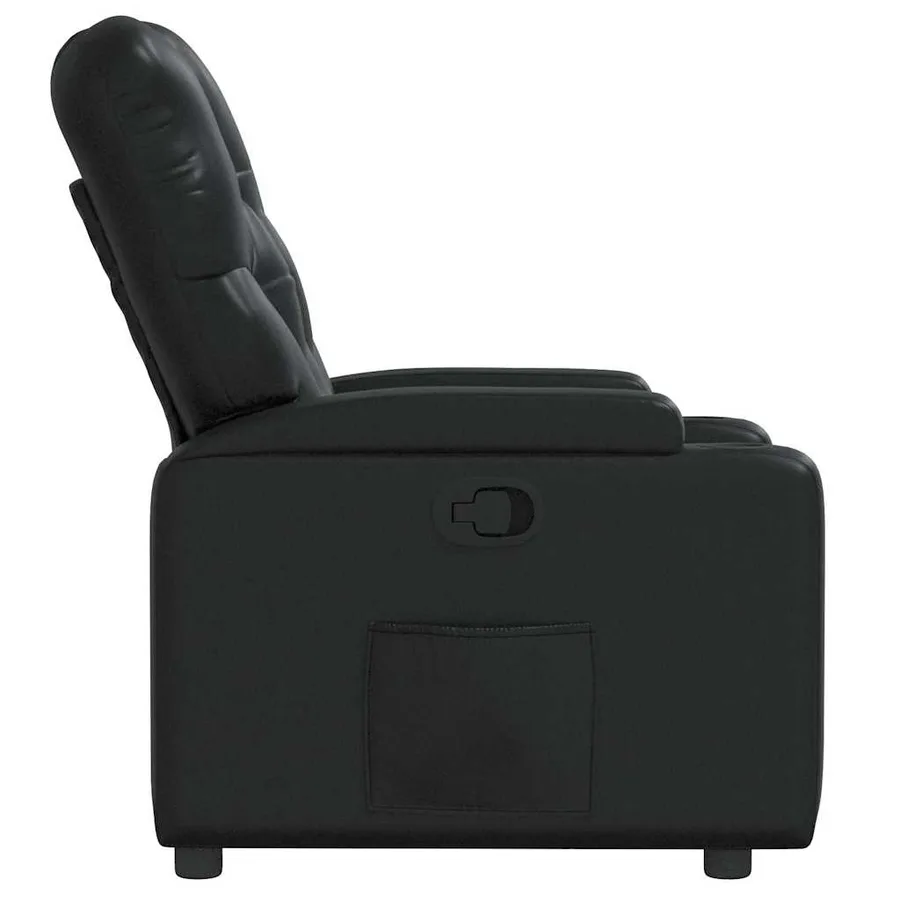 Fauteuil inclinable Noir Similicuir - 7