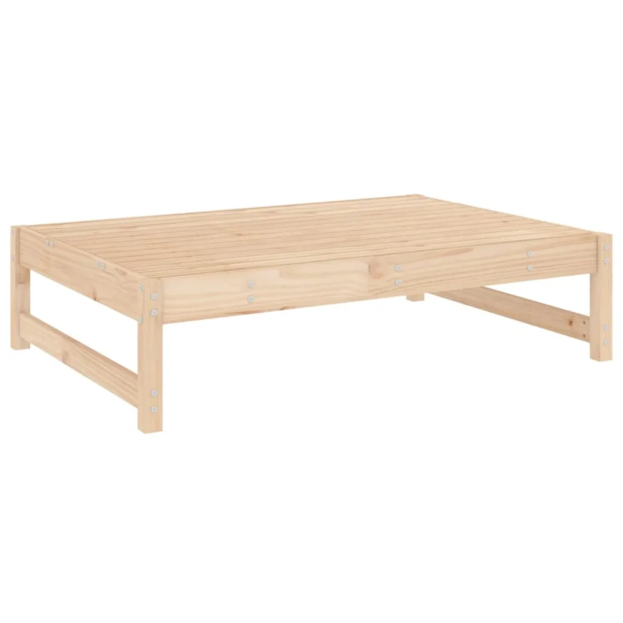 Salon de jardin 4 pcs bois massif de pin - 4