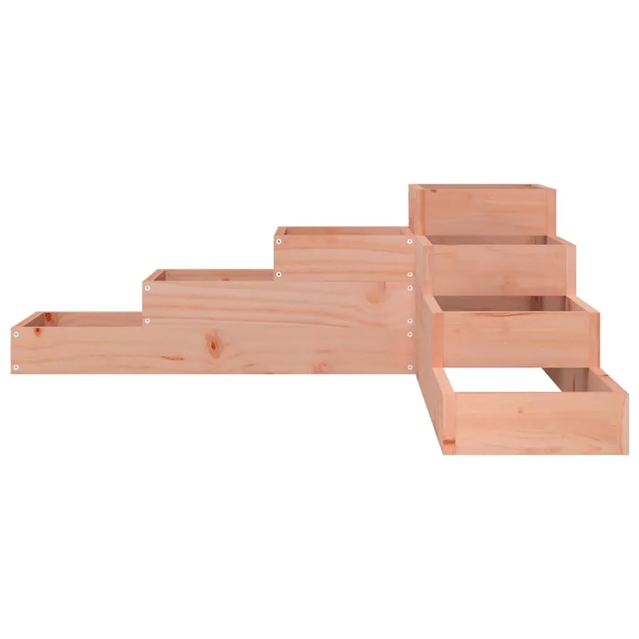 Jardinière de jardin à 4 niveaux 106 x 104,5 x 36 cm Bois massif Douglas - 4