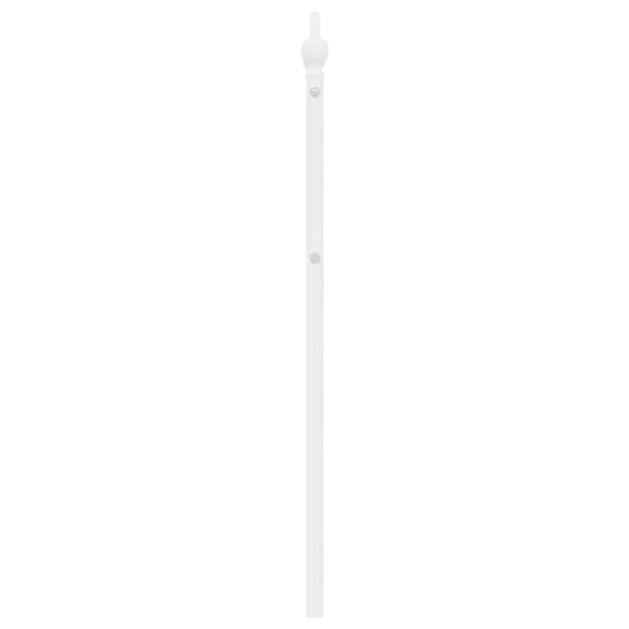 Tête de lit de remplacement métal blanc 180 cm - 5