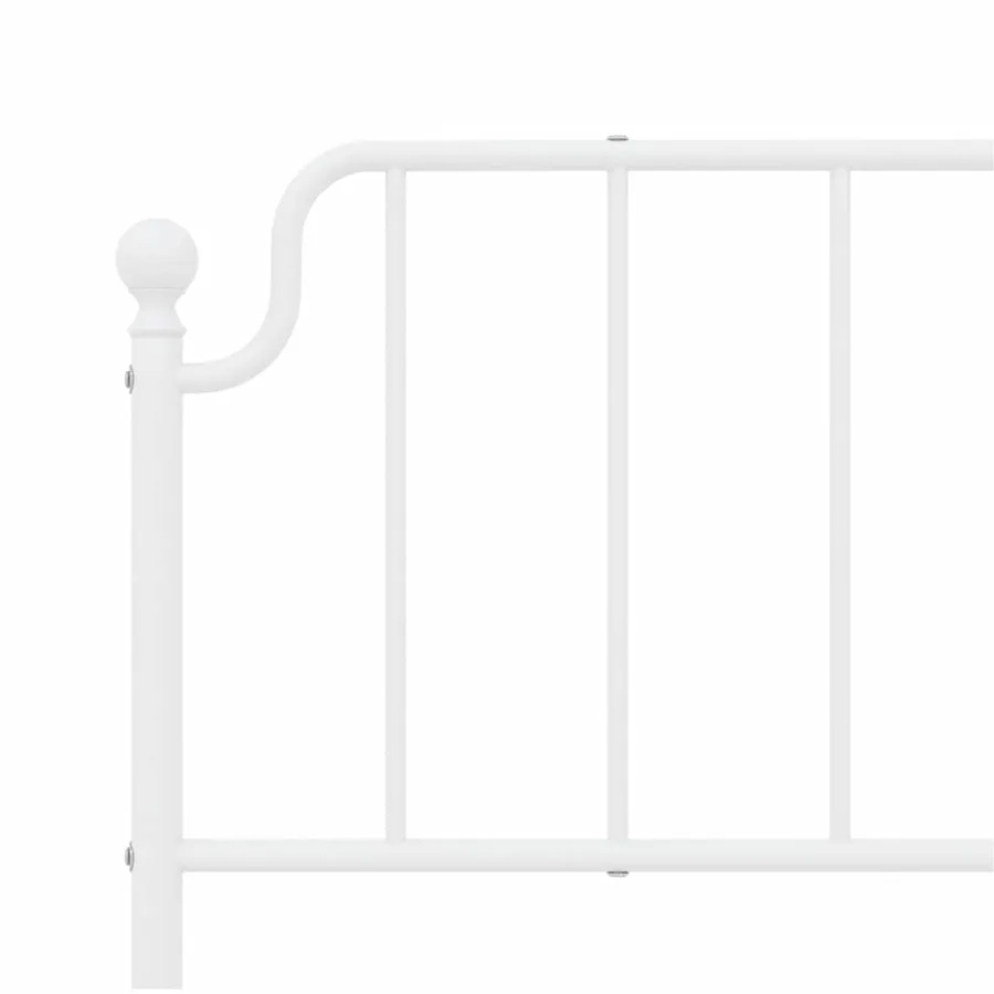 Tête de lit de remplacement métal blanc 180 cm - 6
