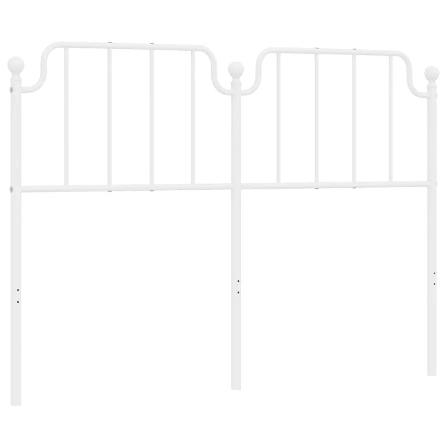 Tête de lit de remplacement métal blanc 150 cm - 2