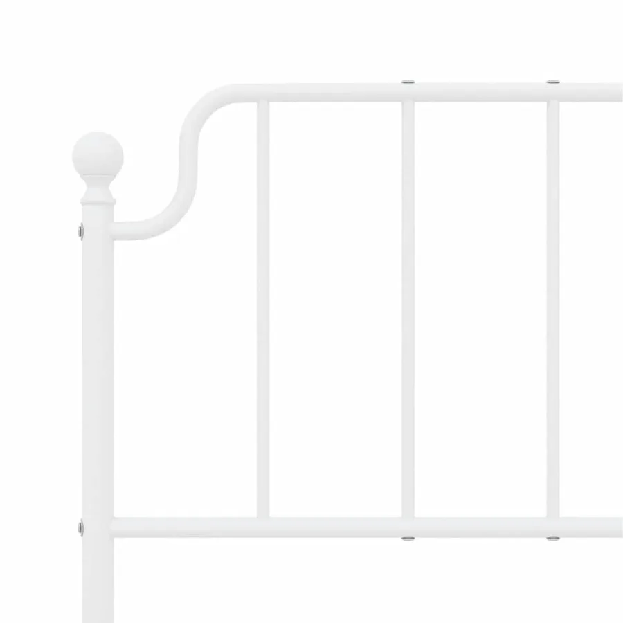 Tête de lit de remplacement métal blanc 150 cm - 6