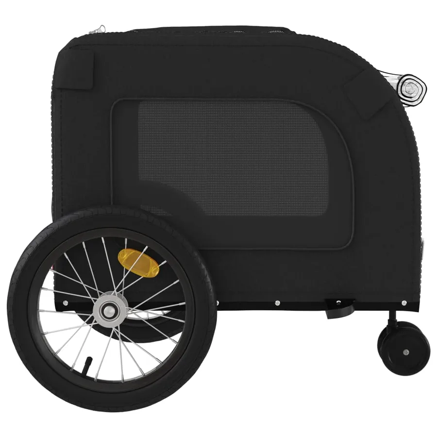 Remorque de vélo pour animaux de compagnie noir - 7