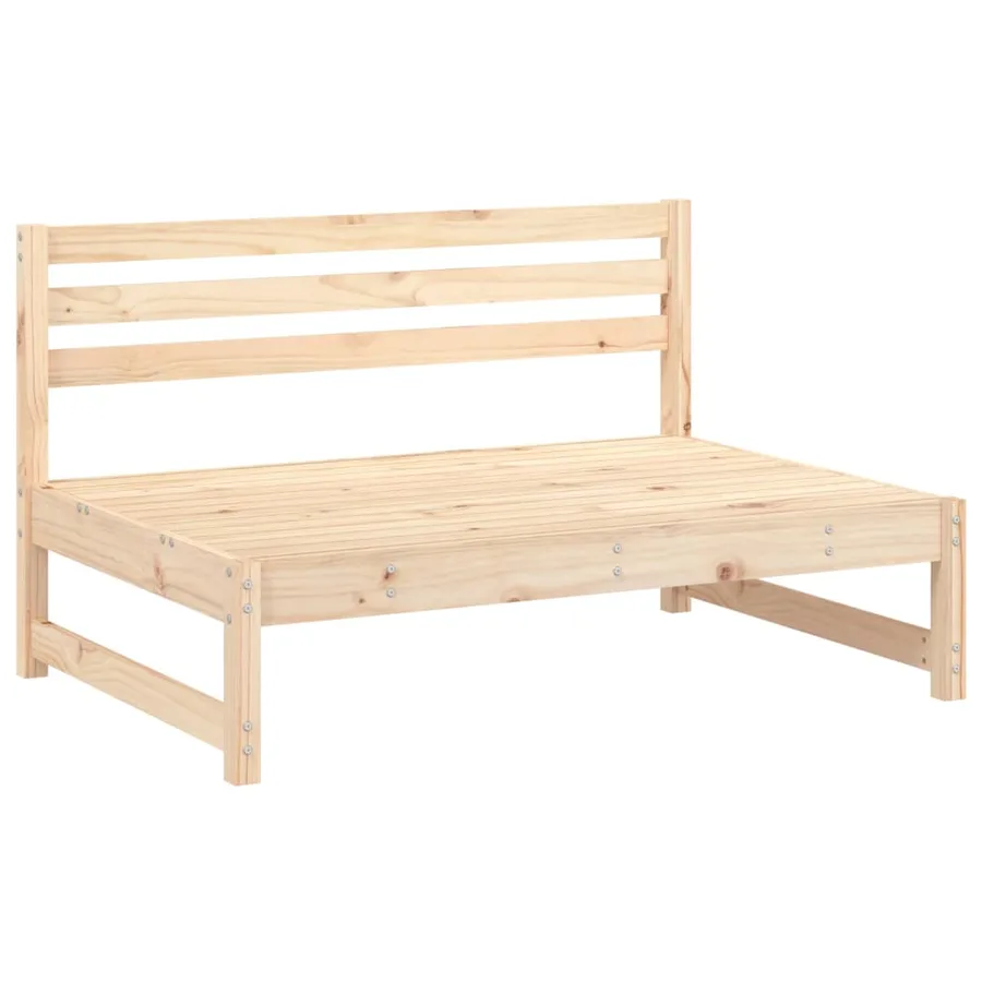 Salon de jardin 5 pcs bois massif de pin - 3