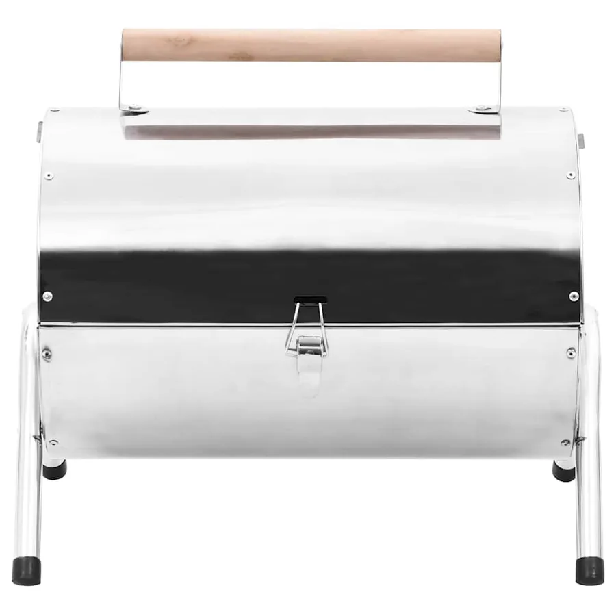 Barbecue au charbon portable Acier inoxydable Grilles doubles - 4