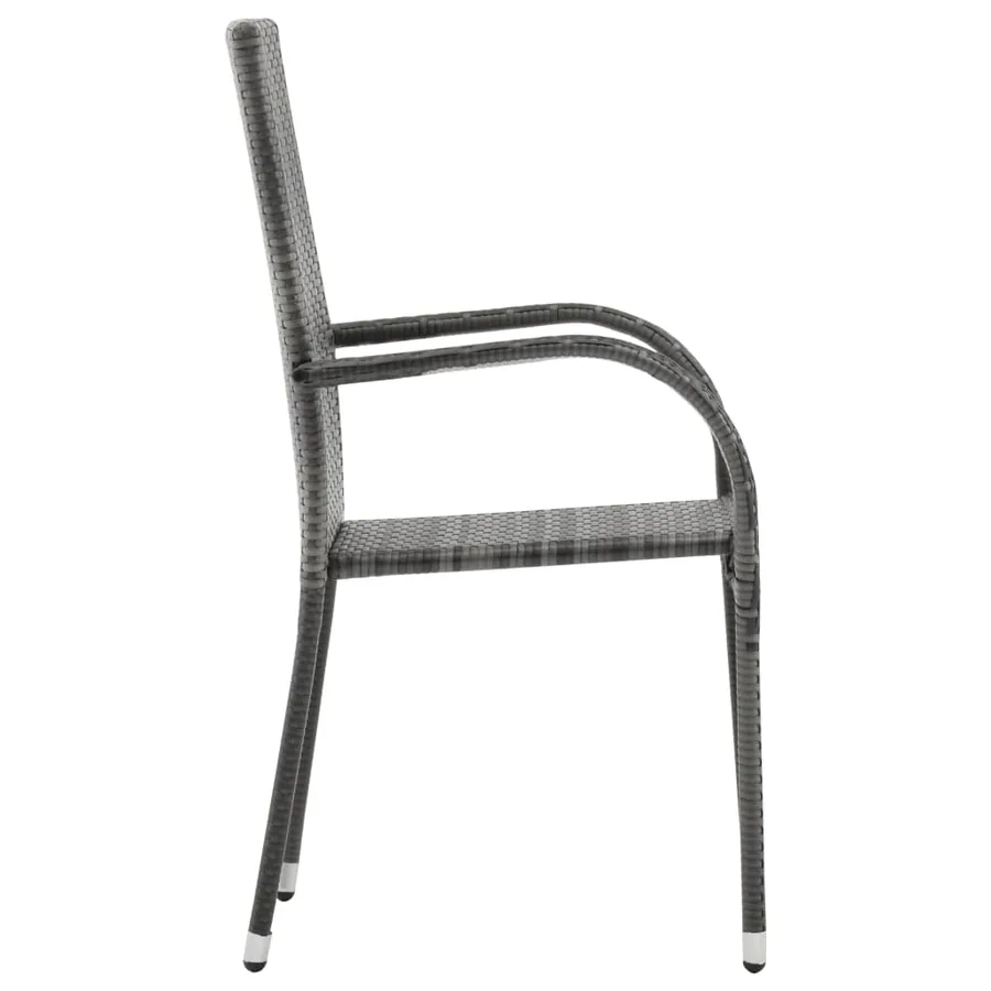 Ensemble à manger de jardin 7 pcs Gris - 9