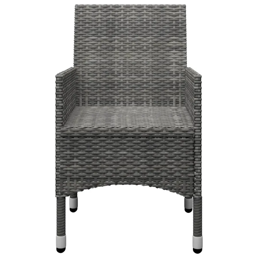 Ensemble à manger de jardin 7 pcs Gris - 9