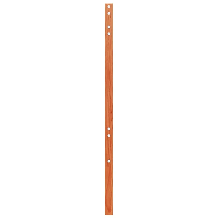 Tête de lit cire marron 100 cm bois massif de pin - 6