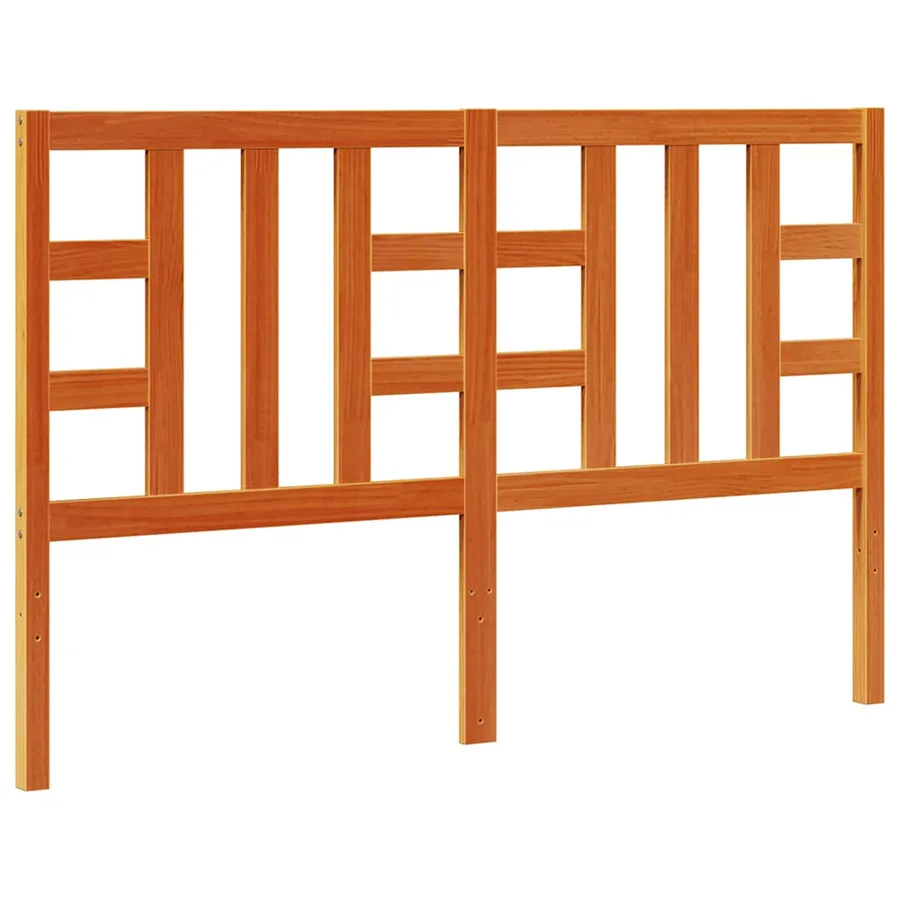 Tête de lit cire marron 150 cm bois massif de pin - 2