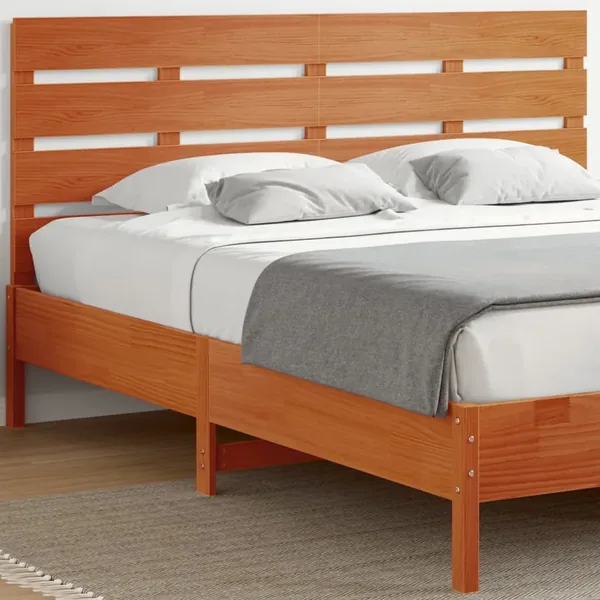 Tête de lit cire marron 180 cm bois massif de pin