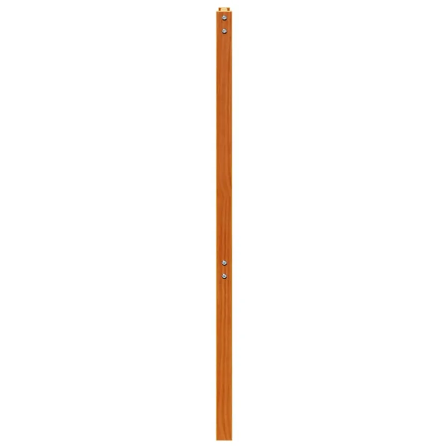 Tête de lit cire marron 135 cm bois massif de pin - 5