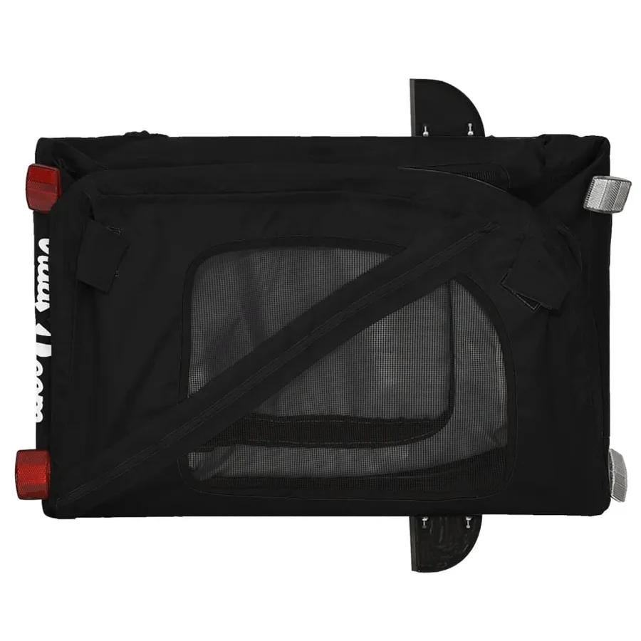 Remorque de vélo pour animaux de compagnie noir - 9
