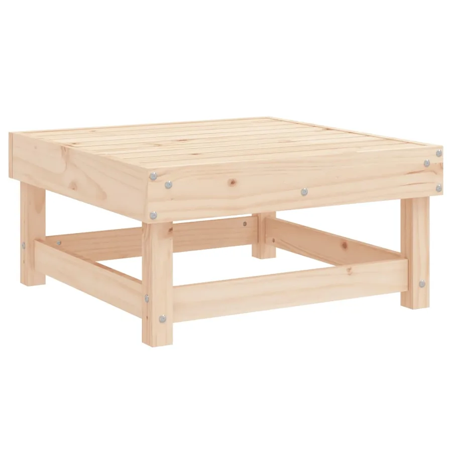 Salon de jardin 7 pcs Bois de pin massif - 6