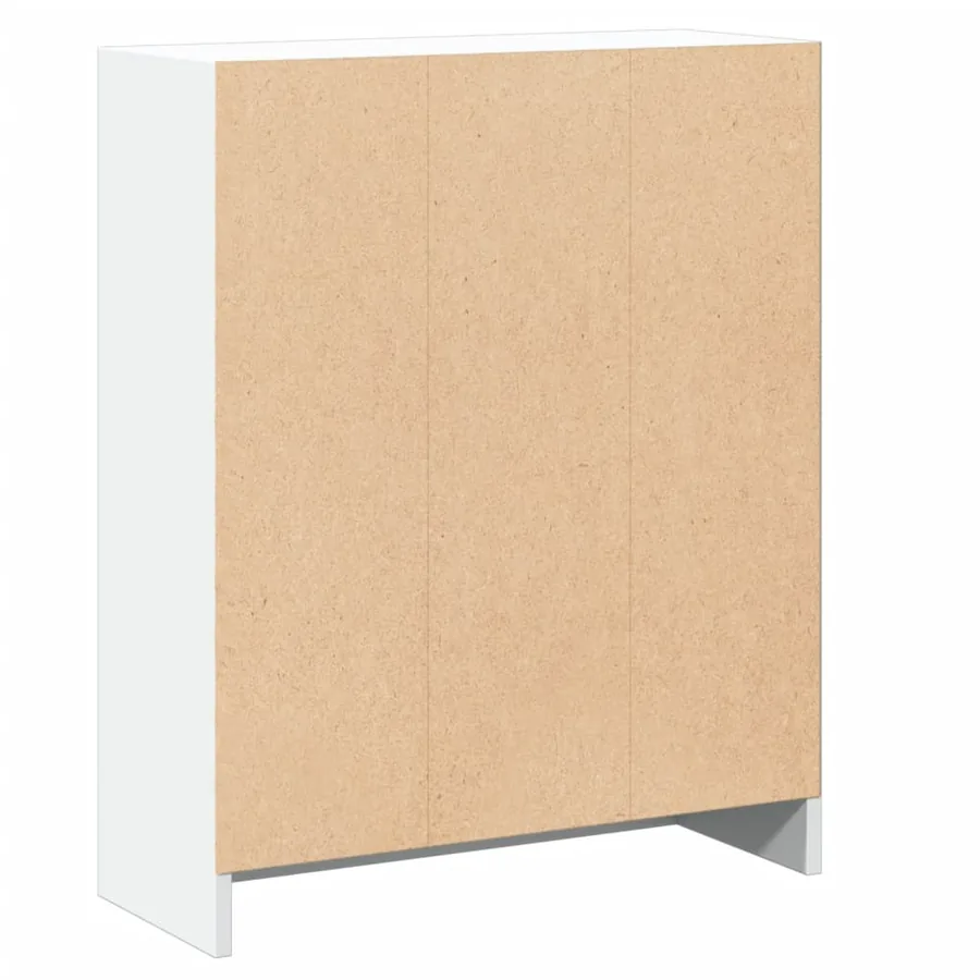 Bibliothèque Blanc 60x24x76 cm Bois d'ingénierie - 5
