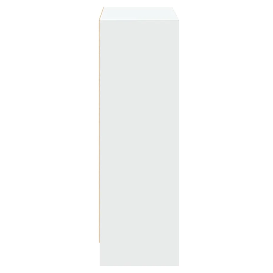Bibliothèque Blanc 60x24x76 cm Bois d'ingénierie - 6