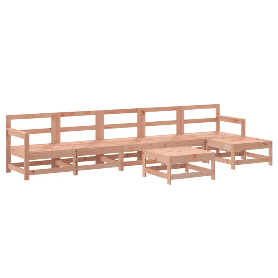 Salon de jardin 7 pcs bois massif douglas - 2