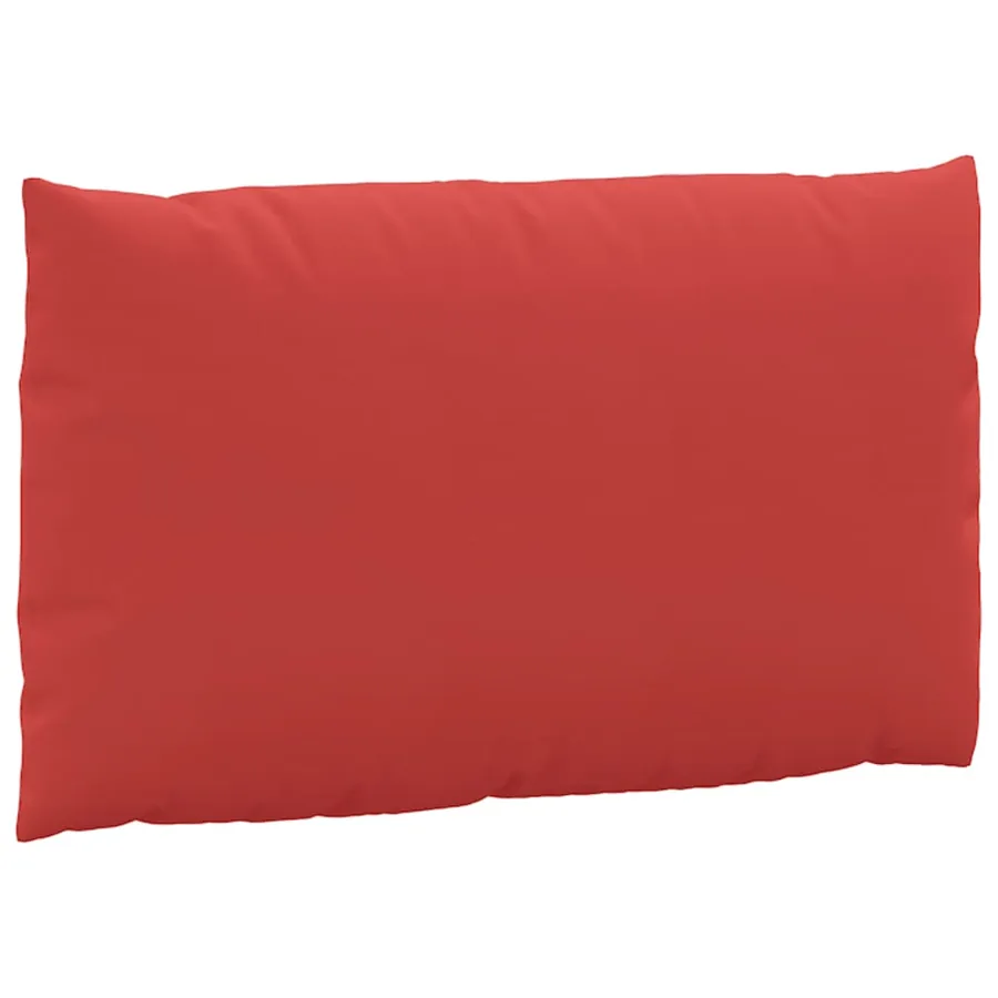 Coussins de palette lot de 3 rouge tissu oxford - 6