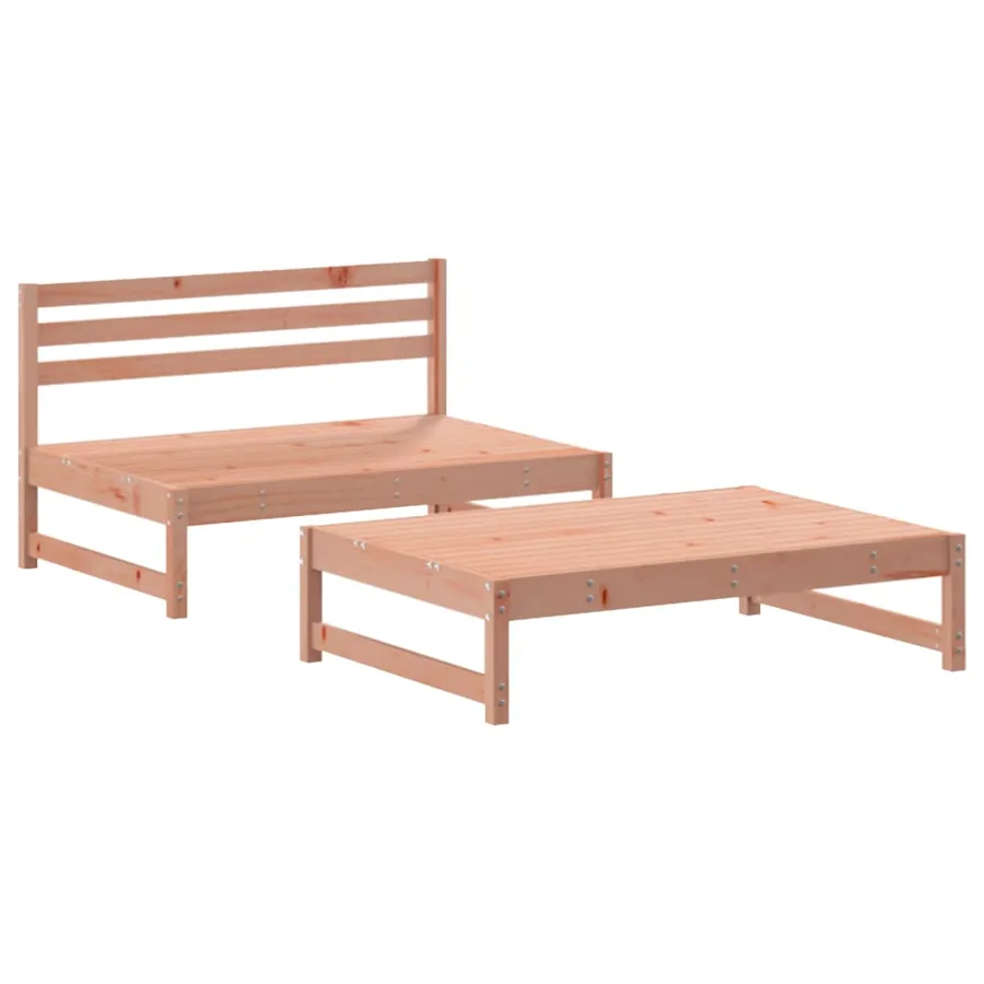 Salon de jardin 2 pcs bois massif douglas - 2