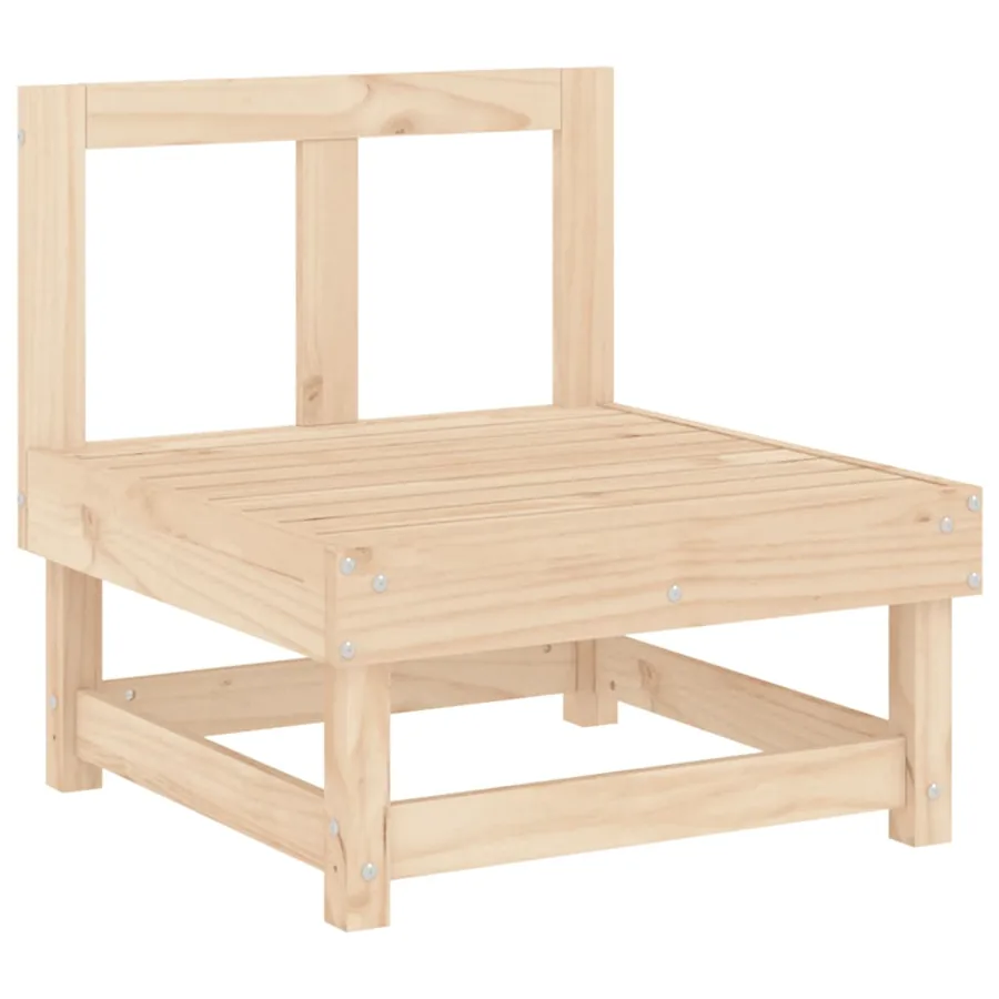 Salon de jardin 5 pcs bois massif de pin - 4