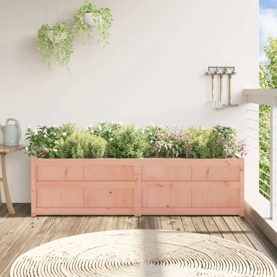 Jardinière 180x50x50 cm bois massif de douglas - 3