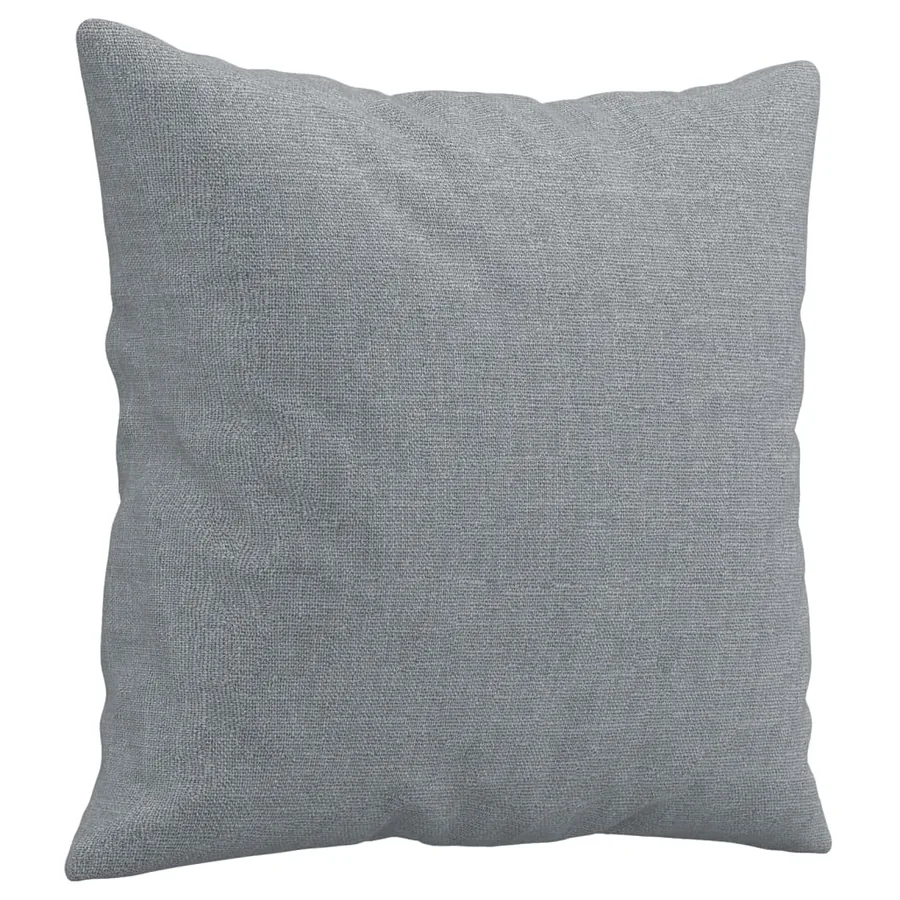 Canapé 3 places avec oreillers gris clair 180 cm tissu - 6