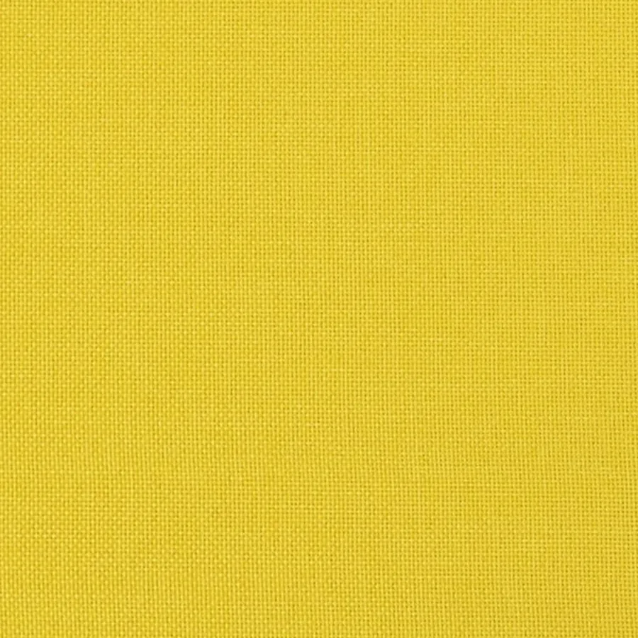 Ensemble de canapés 3 pcs avec coussins Jaune clair Tissu - 8