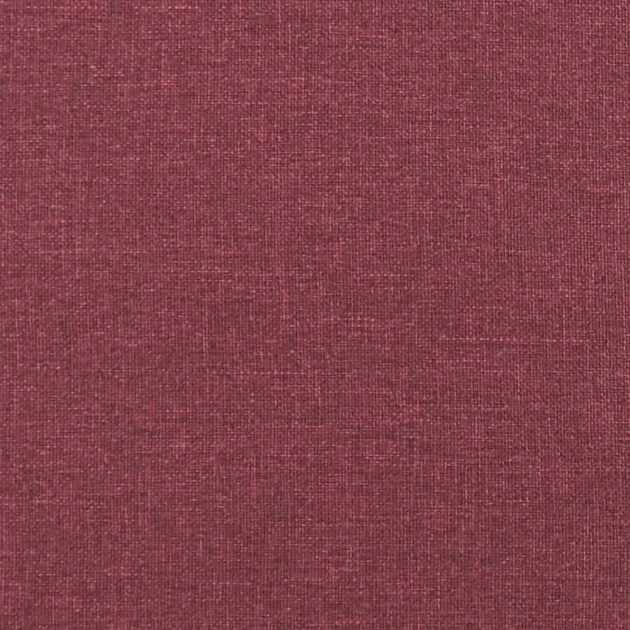 Canapé 2 places avec oreillers bordeaux 140 cm tissu - 7