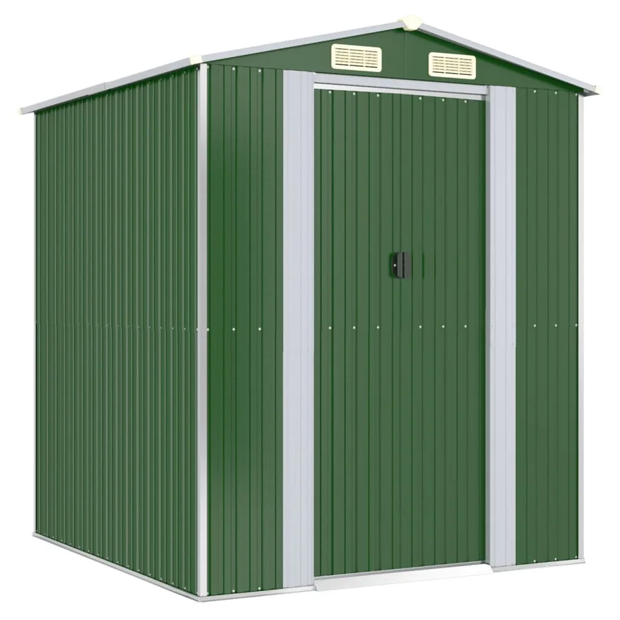 Abri de jardin Vert 192x191x223 cm Acier galvanisé - 2