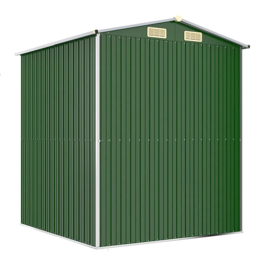 Abri de jardin Vert 192x191x223 cm Acier galvanisé - 6