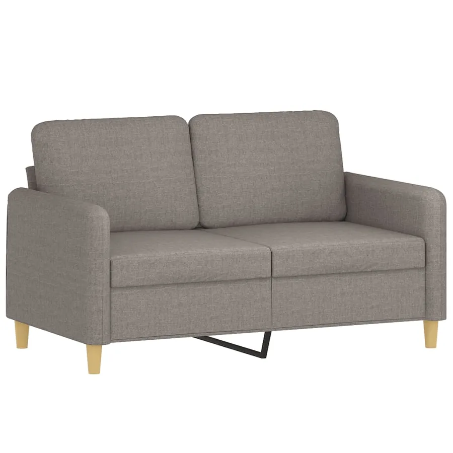 Ensemble de canapés 3 pcs avec coussins Taupe Tissu - 4