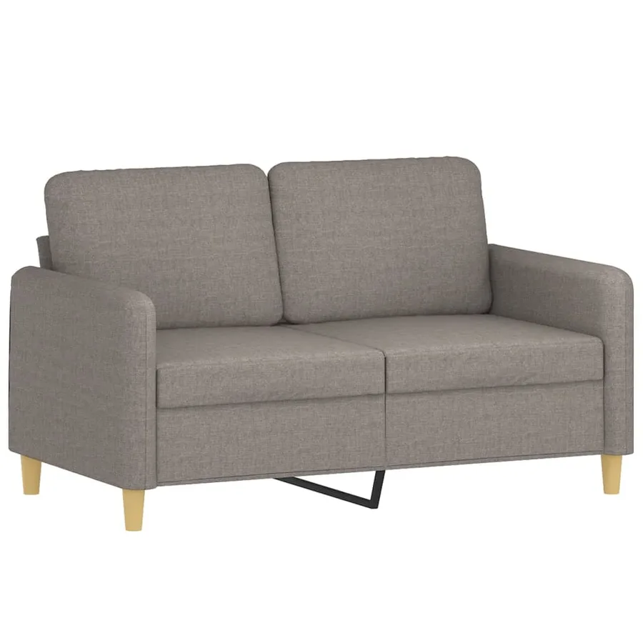 Ensemble de canapés 4 pcs avec coussins Taupe Tissu - 4