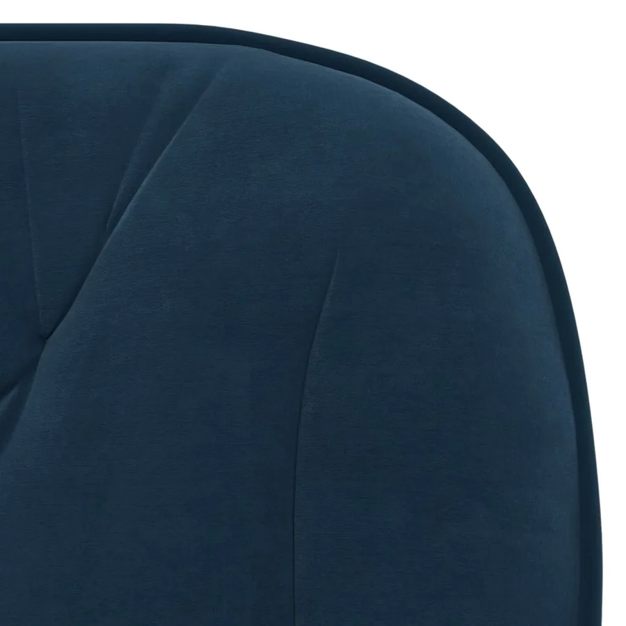 Chaises pivotantes à manger lot de 2 Bleu Velours - 8