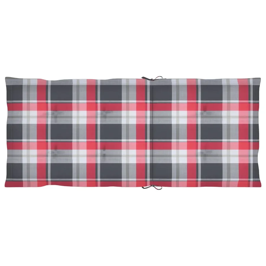 Chaises inclinables de jardin et coussins lot de 8 Gris Acacia - 15