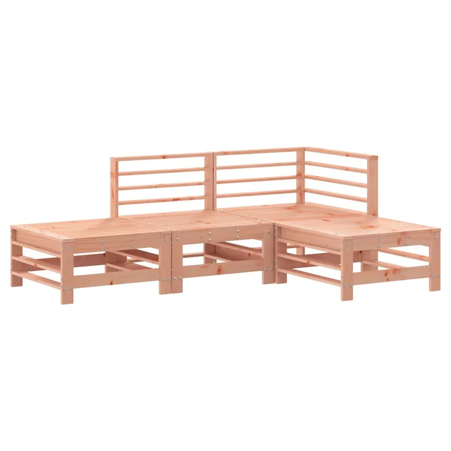 Salon de jardin 4 pcs bois massif douglas - 2