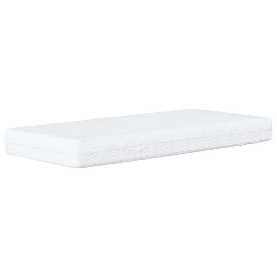 Lit avec matelas Dover rose 80x200 cm velours - 5
