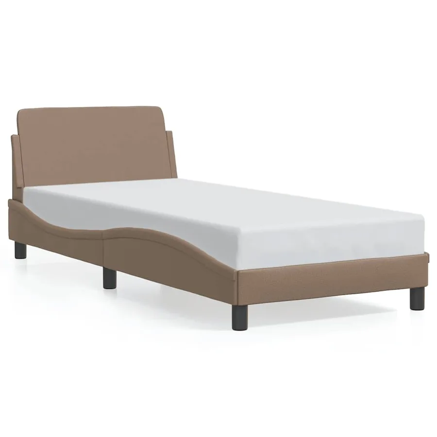 Cadre de lit Dover cappuccino 80x200 cm similicuir - 2