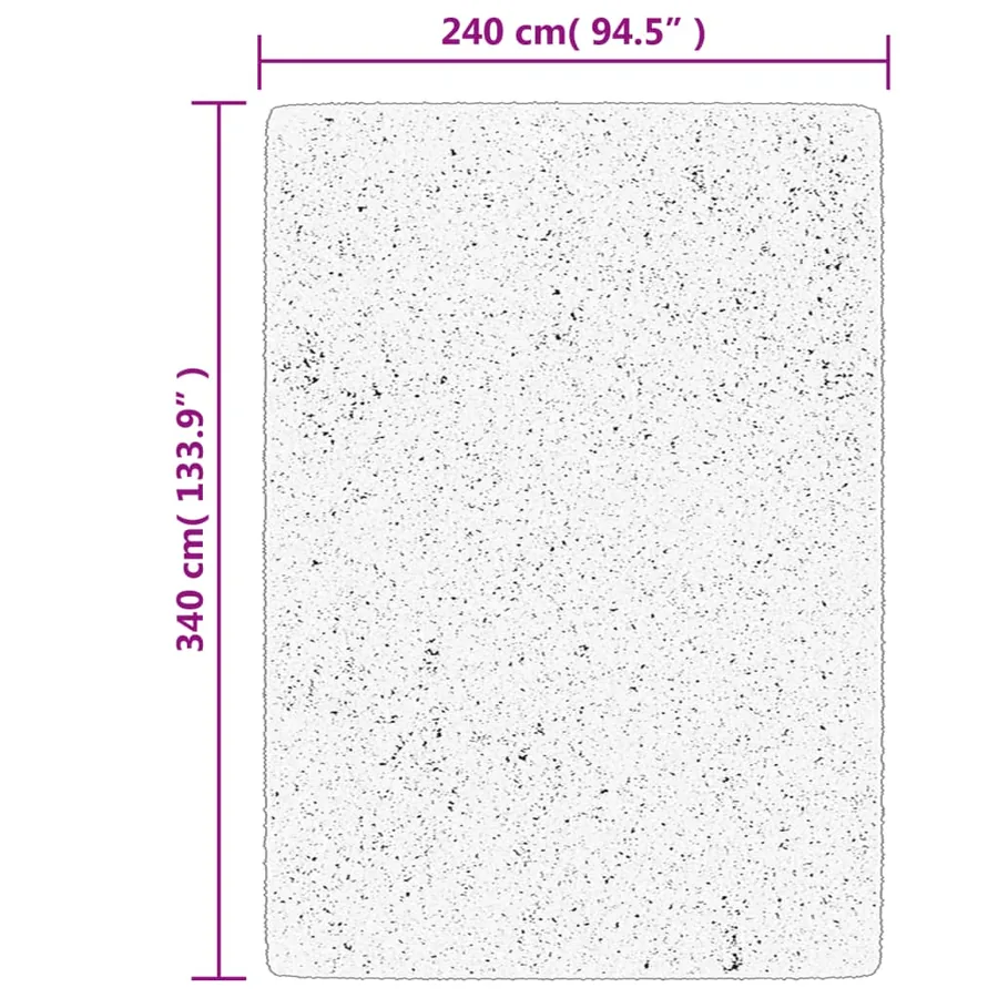 Tapis OVIEDO à poils courts anthracite 240x340 cm - 10