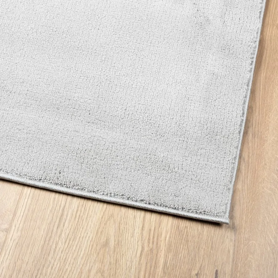 Tapis OVIEDO à poils courts gris 200x280 cm - 4